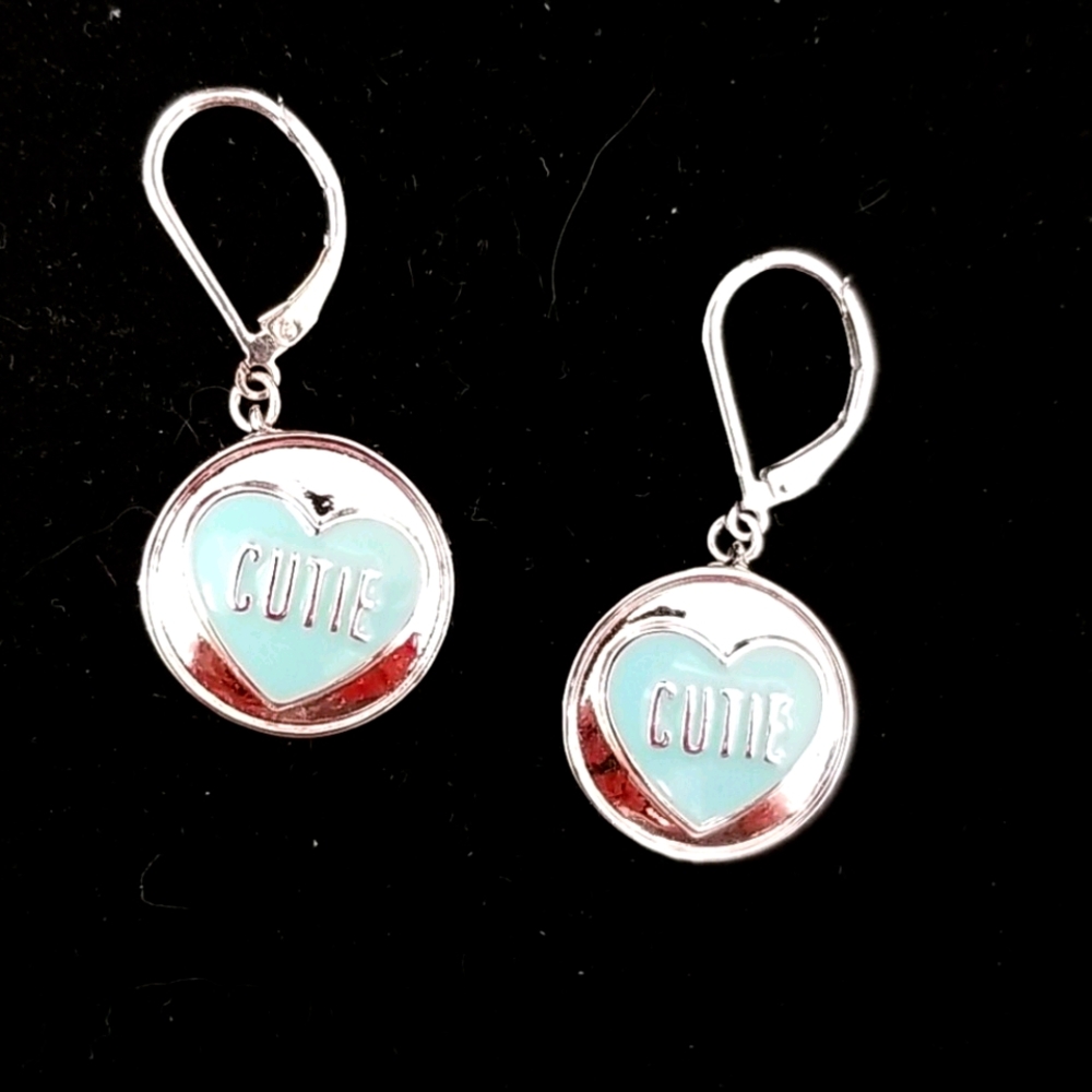 MAGNOLIA & Vine Snap Lever Back Silver Earrings, Holds 18MM Snaps